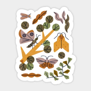 Moth Habitat Sticker